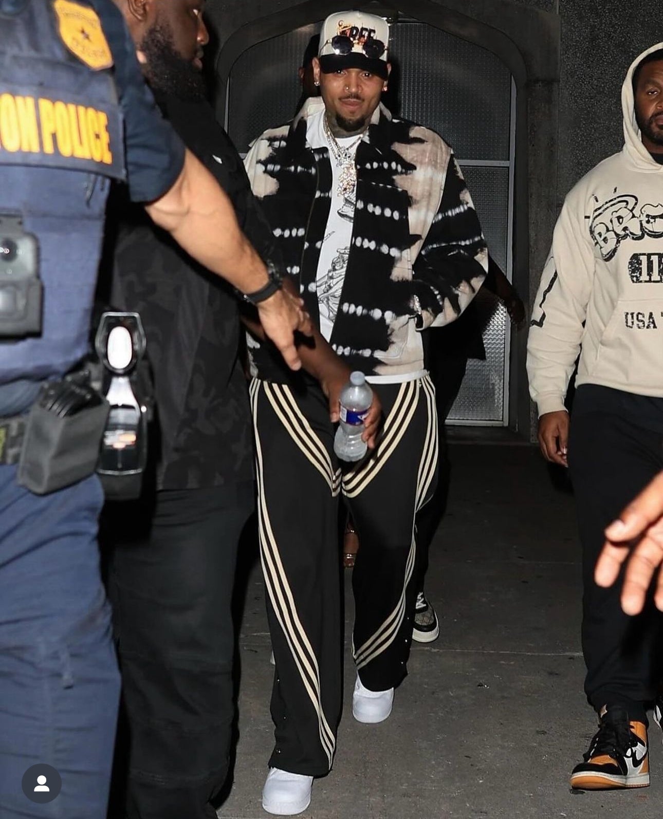 "MMMatrix" Flared Sweats 2.0 (Black/Cream) - MMMBrand