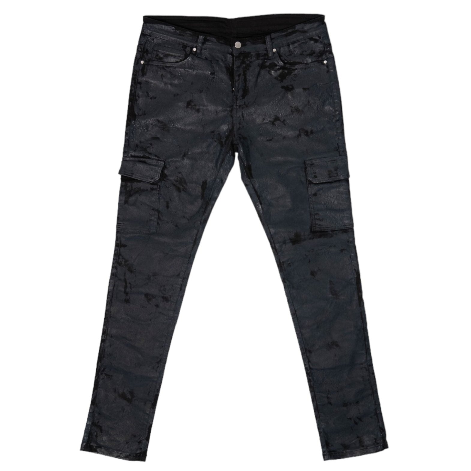 AGED CRACKED CARGO DENIM - MMMBrand