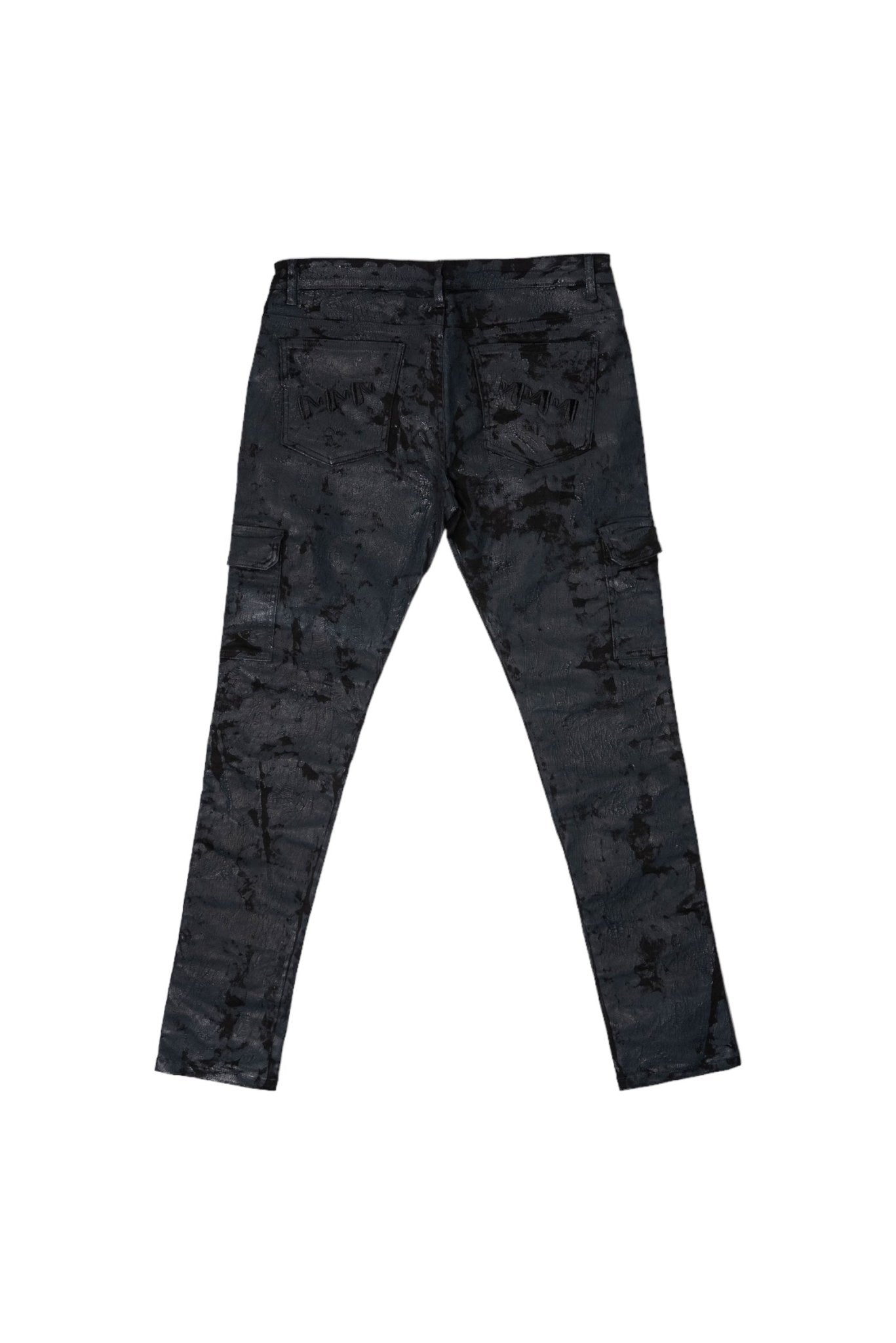 AGED CRACKED CARGO DENIM - MMMBrand