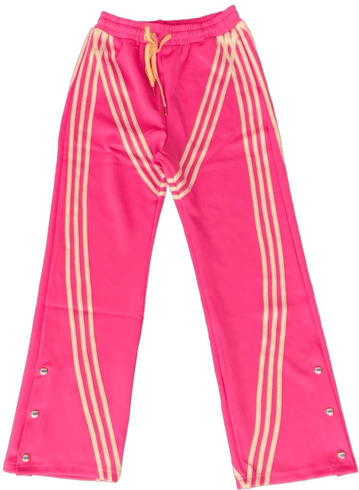 "MMMatrix" Flared Sweats 2.0 (Pink/cream) - MMMBrand