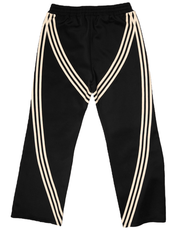 "MMMatrix" Flared Sweats 2.0 (Black/Cream) - MMMBrand