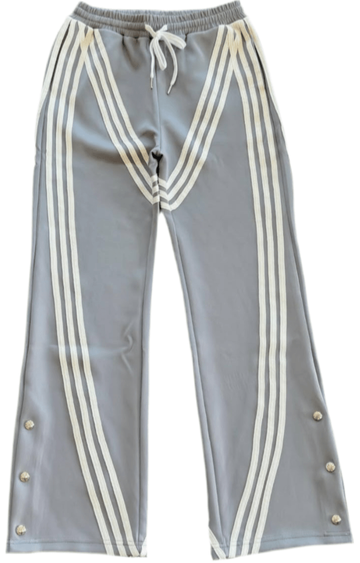 "MMMatrix" Flared Sweats 2.0 (Grey/White) - MMMBrand