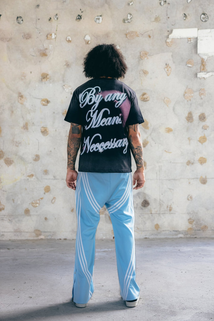 “BAMN” SUN FADED DISTRESSED TEE - MMMBrand