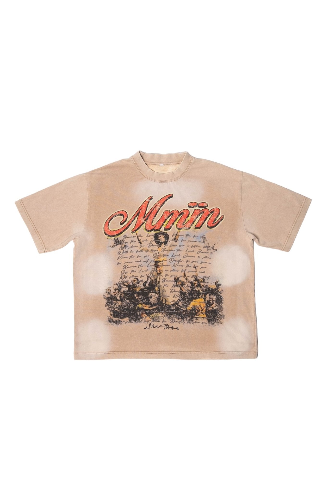 “KYFMYD” ACID WASHED SUN FADED TEE - MMMBrand