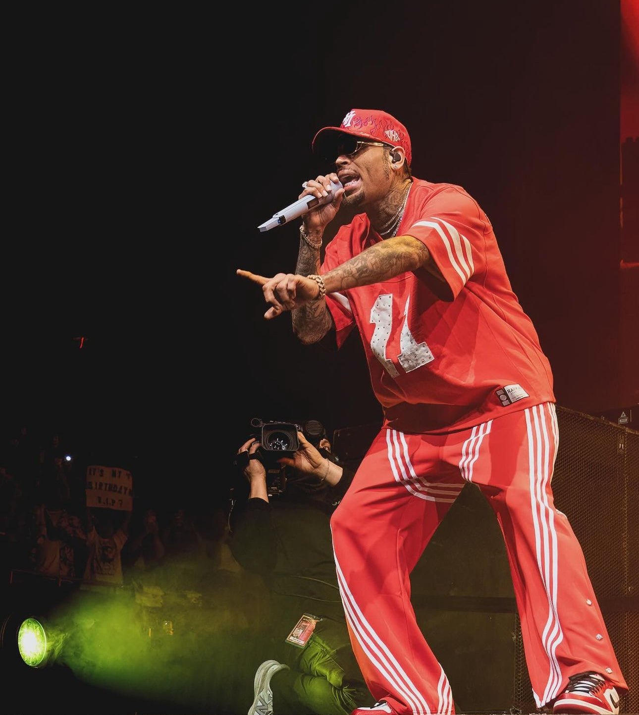 "MMMatrix" 2.0 Red Flared Sweats (Red) - MMMBrand