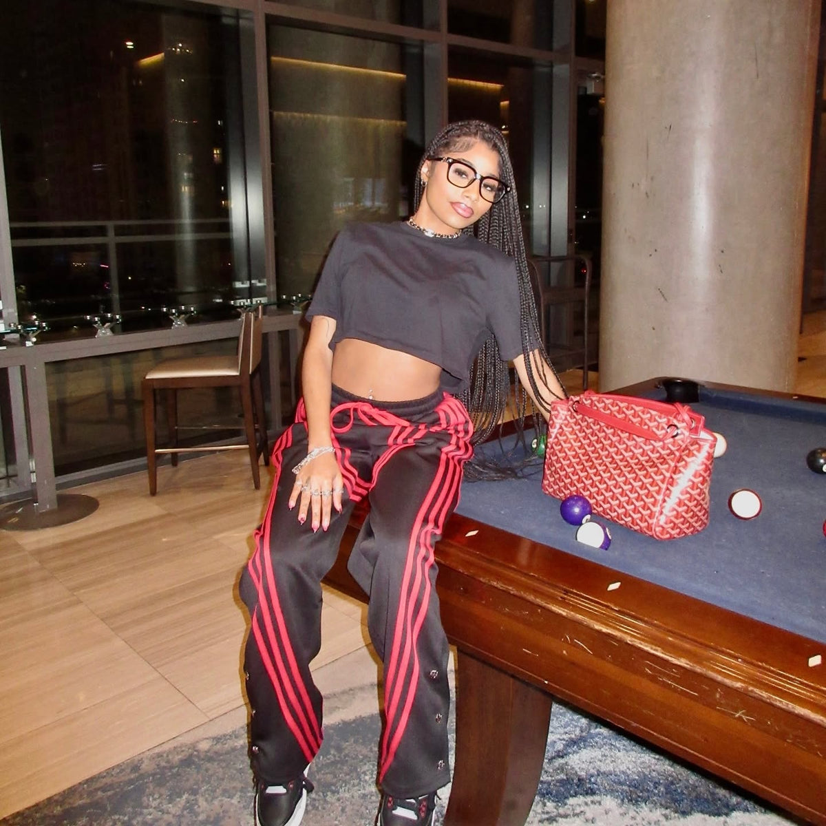 "MMMatrix" Sweats Black&Red - MMMBrand