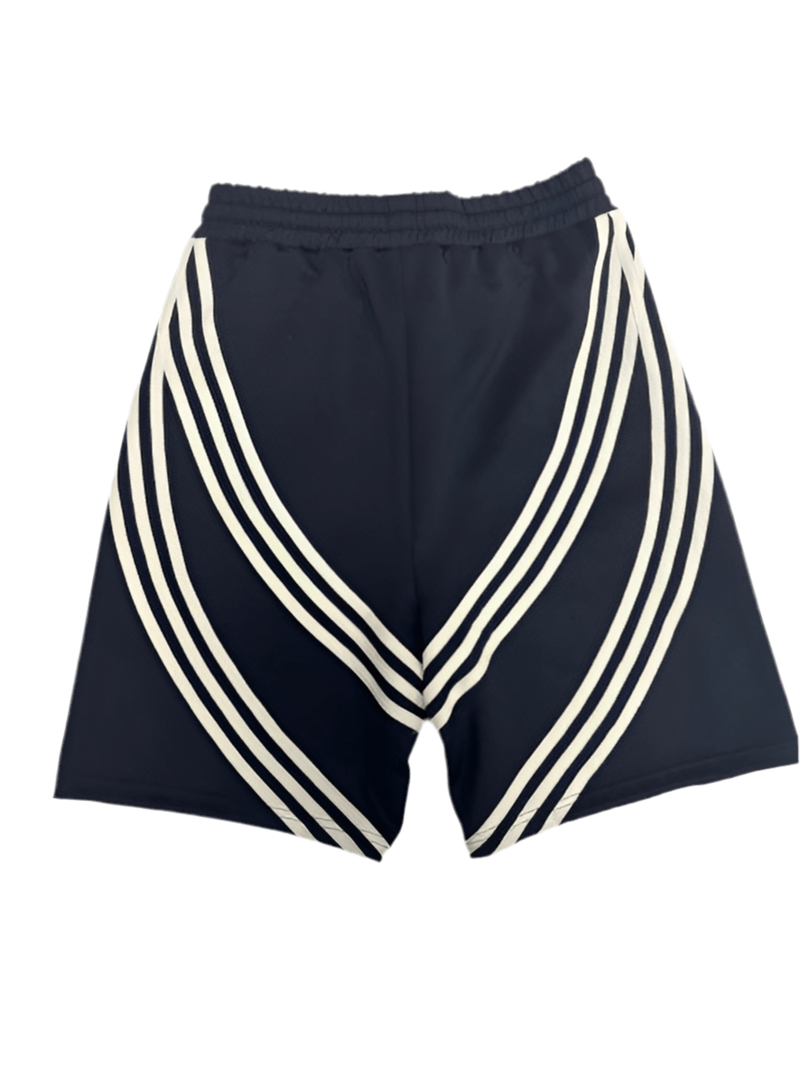 "MMMatrix" Snap Shorts 2.0 (Black/Cream) - MMMBrand