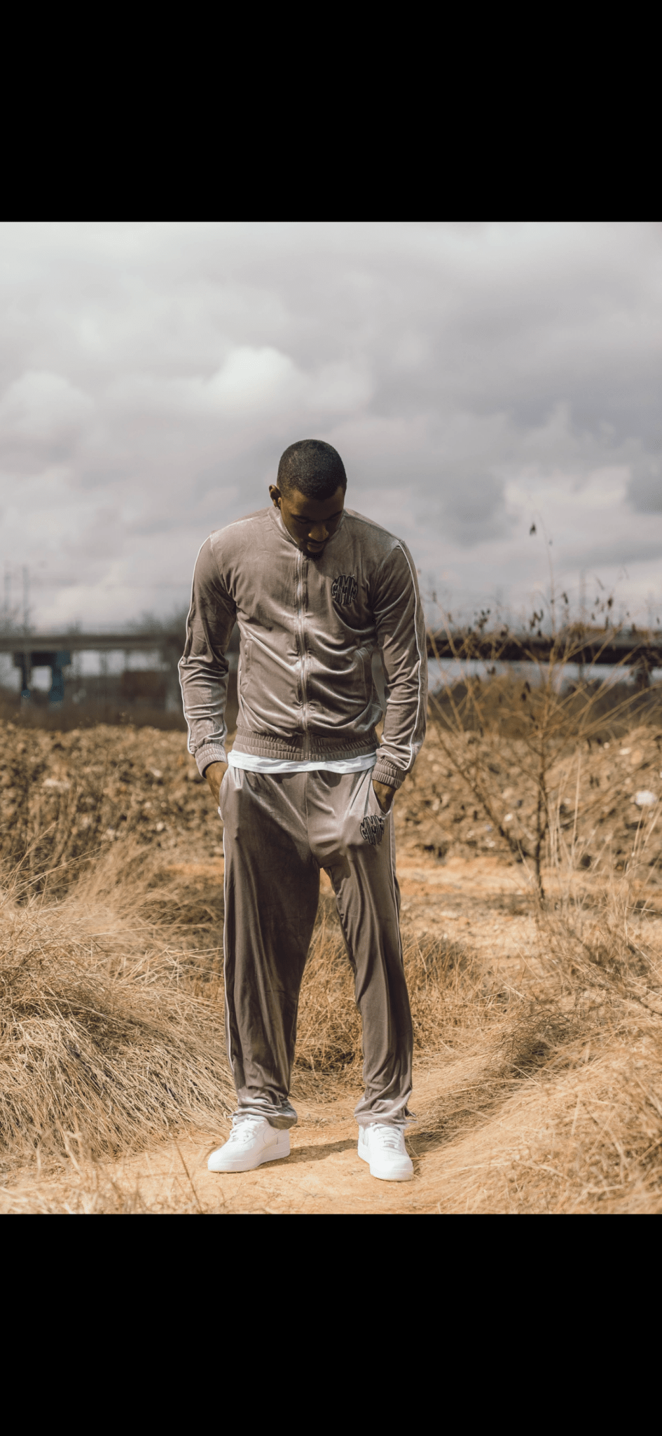 OG VVS VELOUR TRACKSUIT SET GREY - MMMBrand