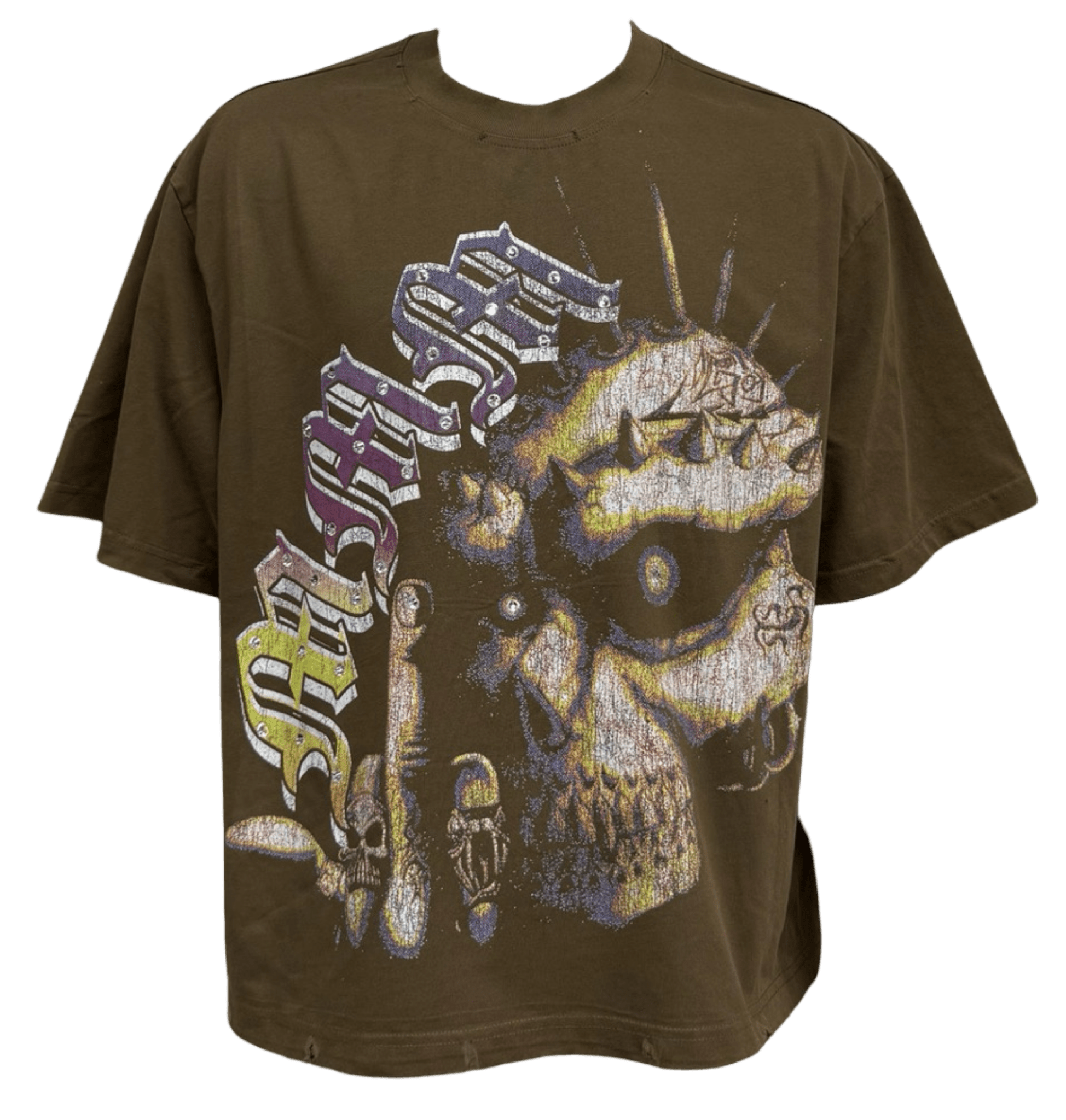 “MMMayhem” Vintage Rhinestone Tee - MMMBrand