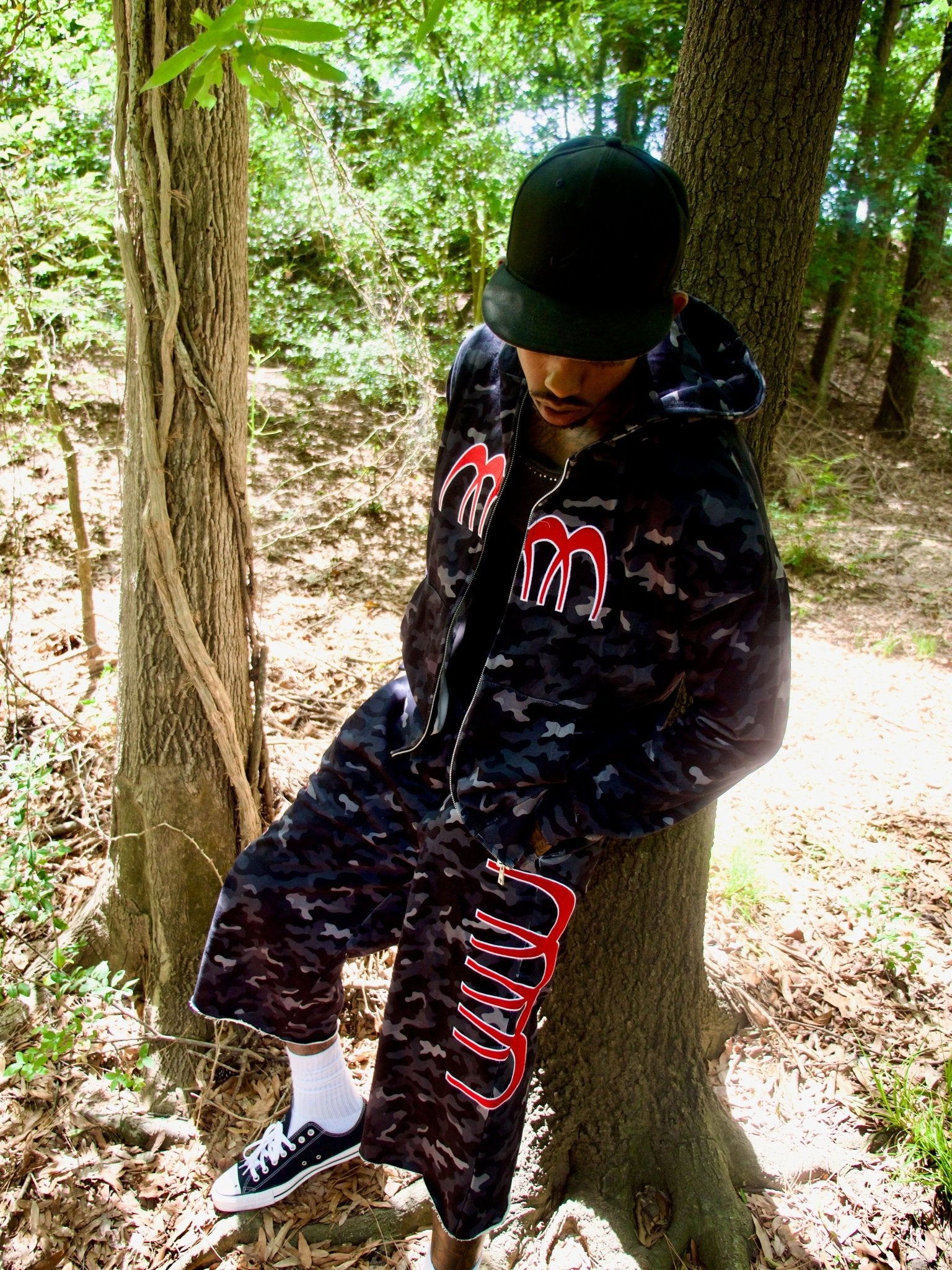 Obsidian Camo Zip Up Jacket - MMMBrand