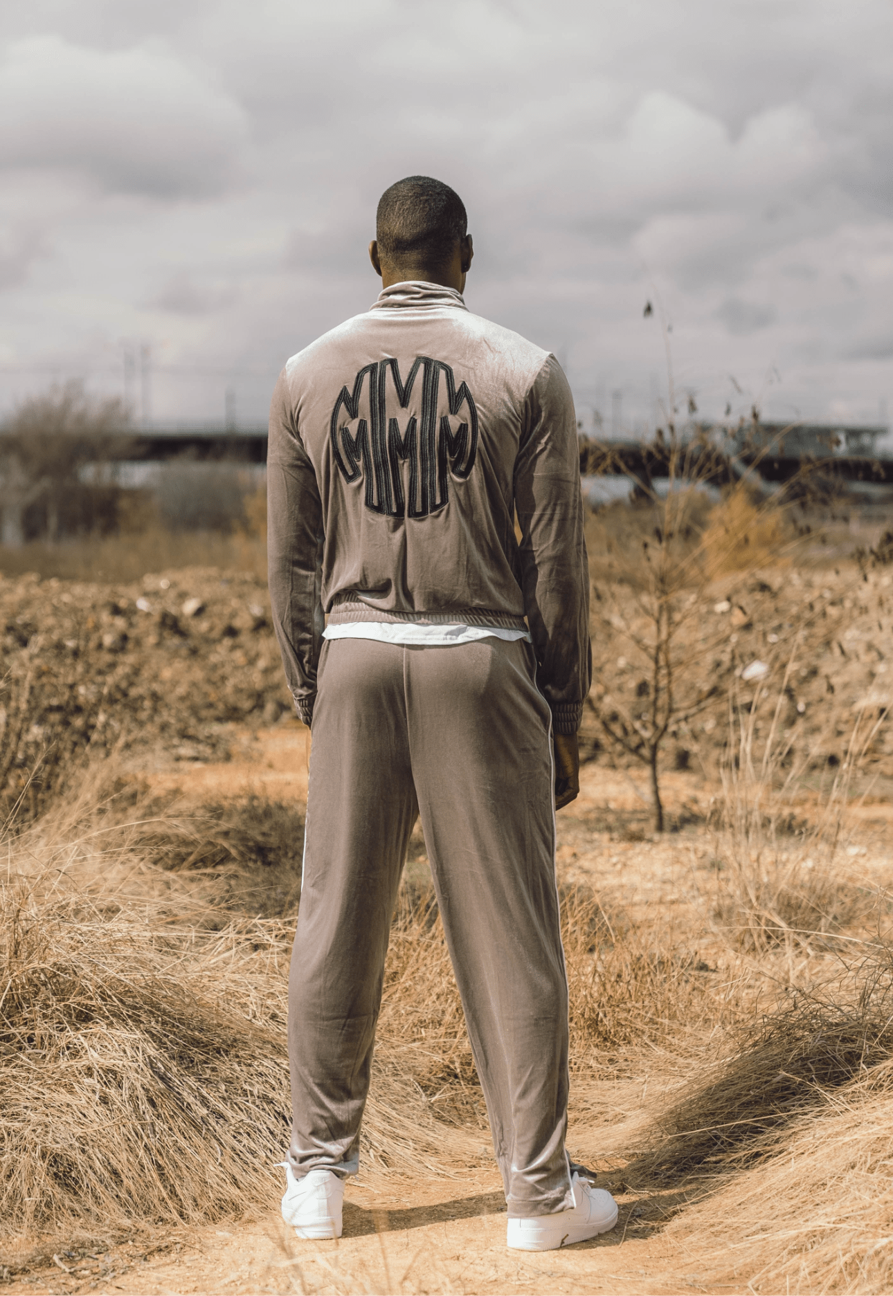 OG VVS VELOUR TRACKSUIT SET GREY - MMMBrand
