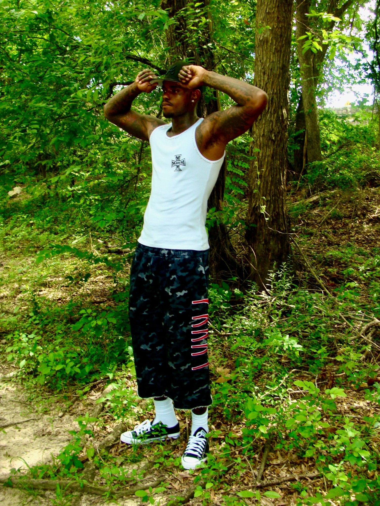 Obsidian Camo 3/4 Short - MMMBrand