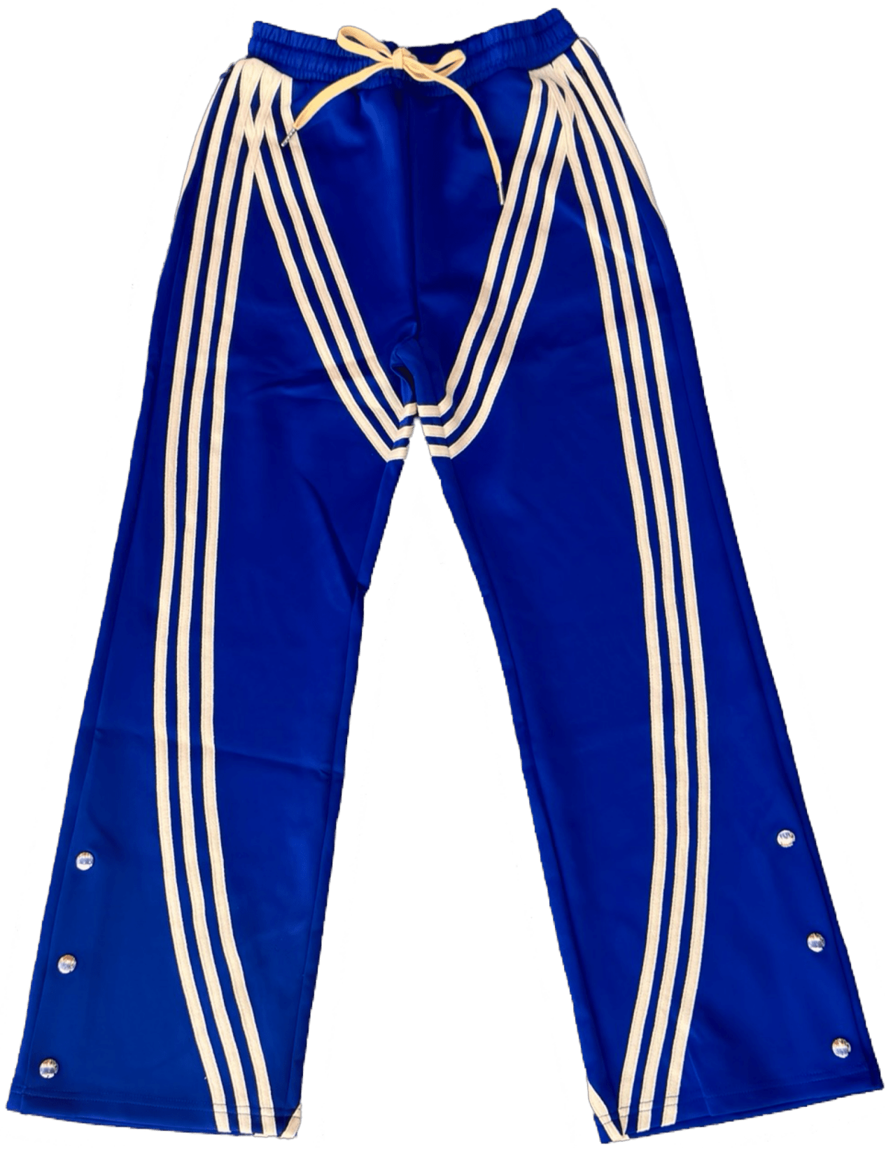 "MMMatrix" Flared Sweats 2.0 (Royal blue/cream) - MMMBrand