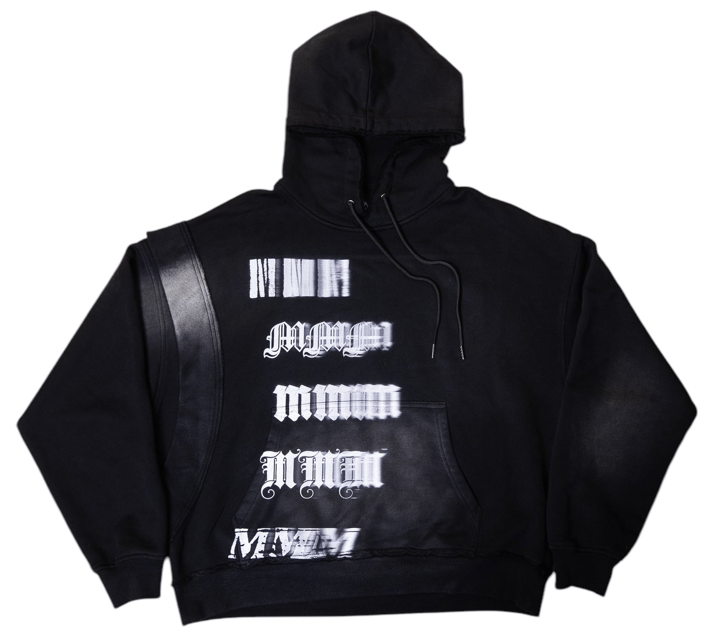 Reworked Sideways Blurr Logo Hoodie - MMMBrand