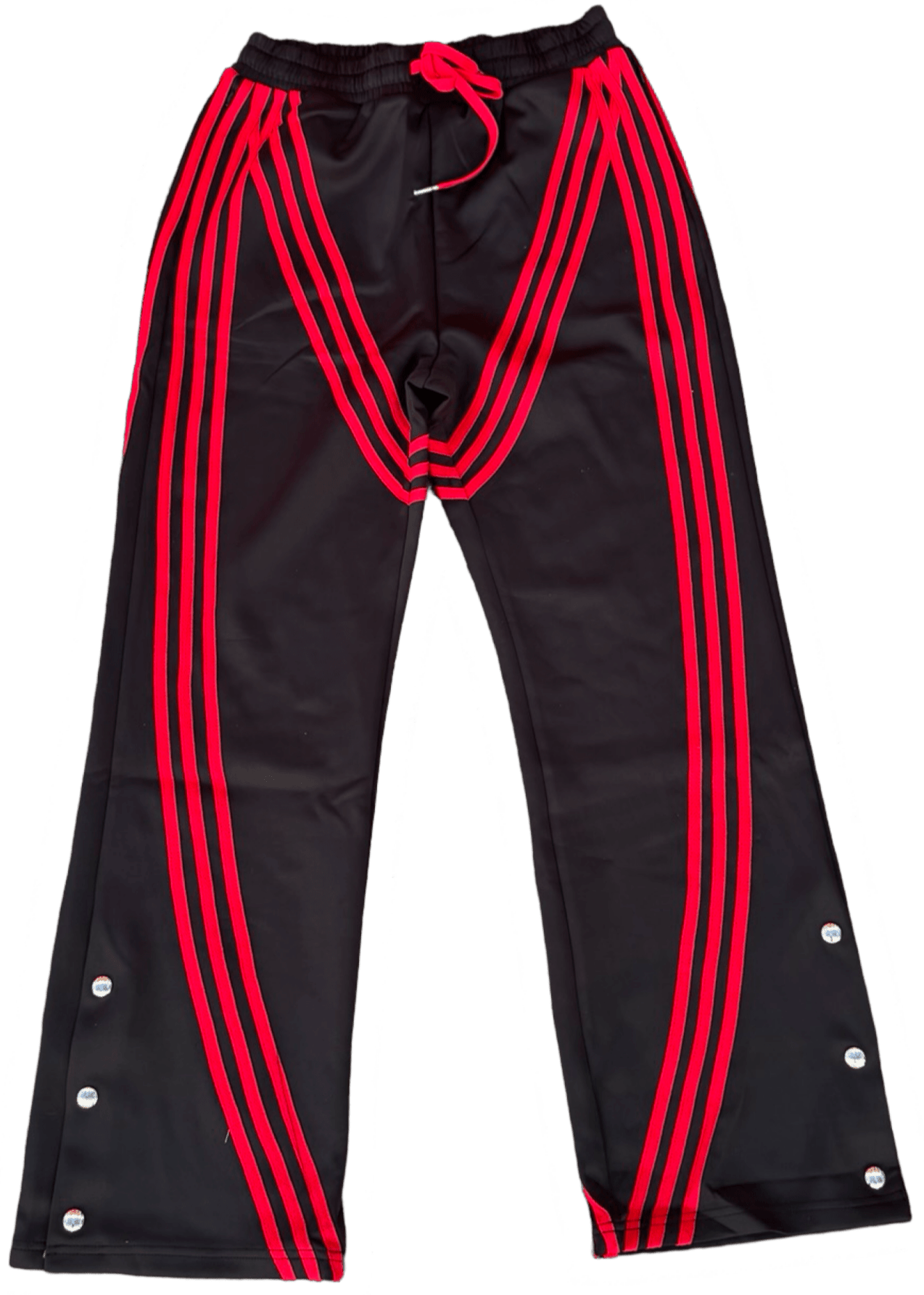 "MMMatrix" Flared Sweats 2.0 (Black/red) - MMMBrand