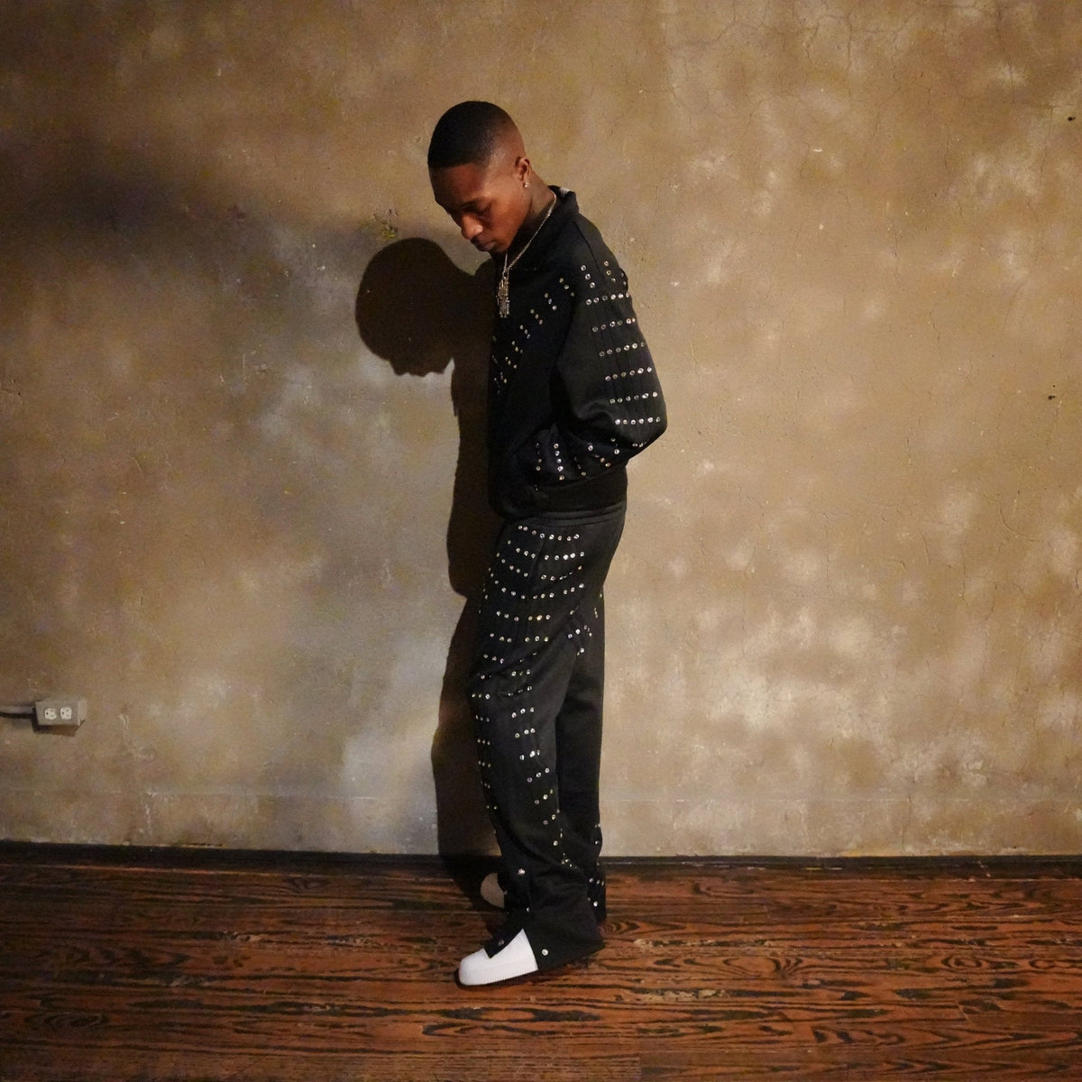"MMMatrix" Sweats Black Crystals - MMMBrand