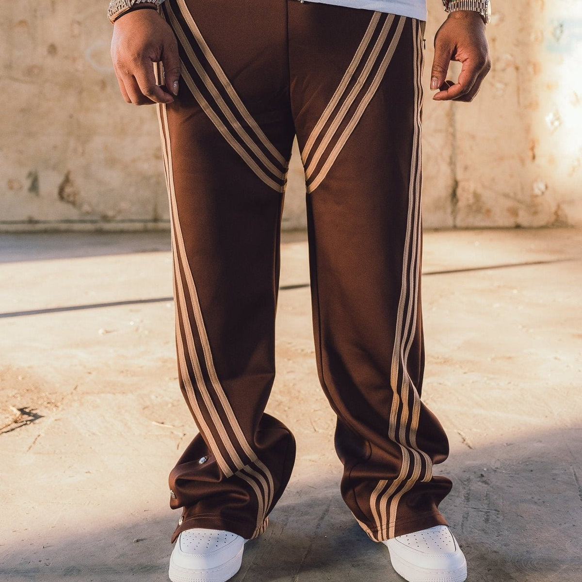 "MMMatrix" Sweats Brown&Tan - MMMBrand