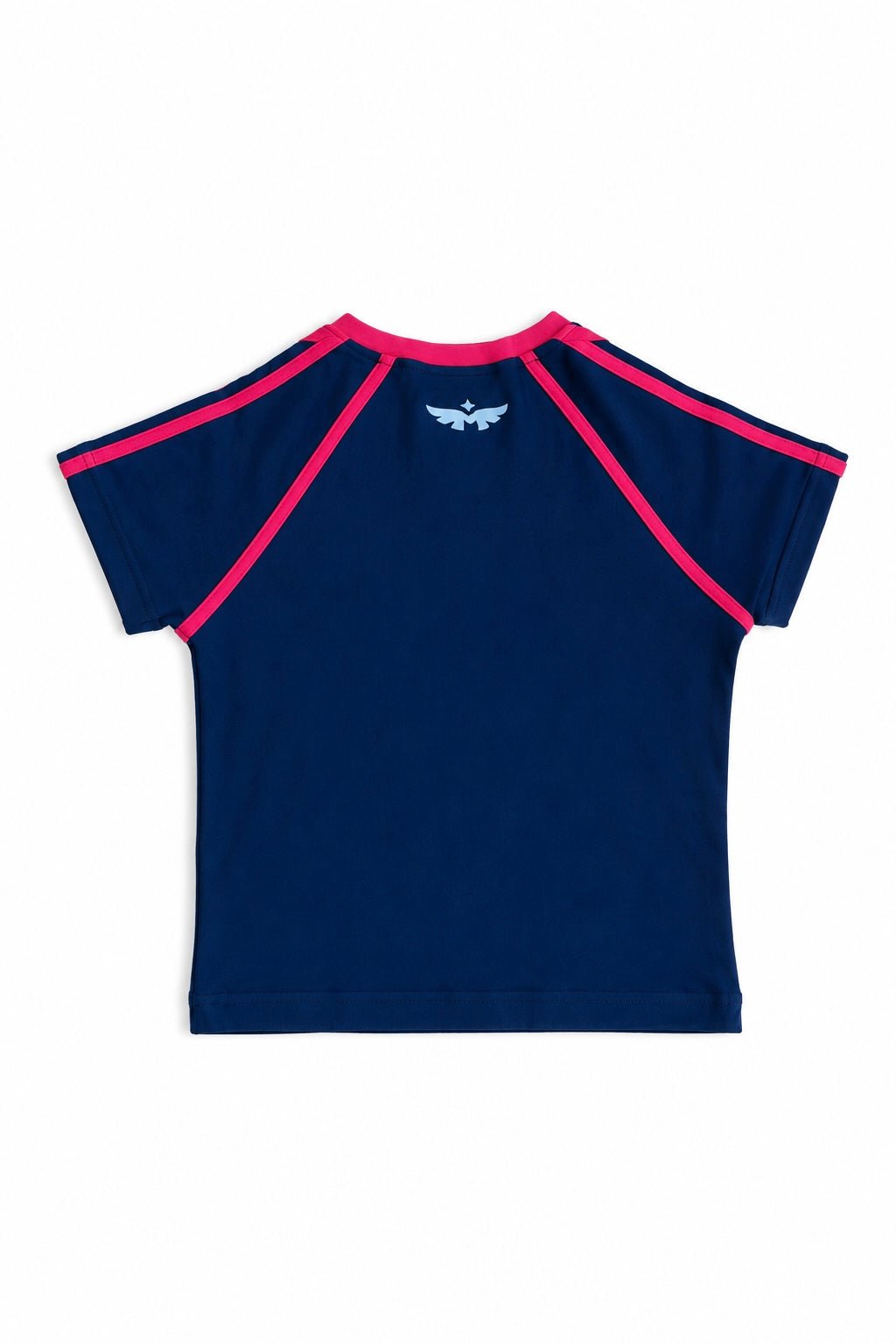 Navy No. 20 Football Baby Tee - MMMBrand