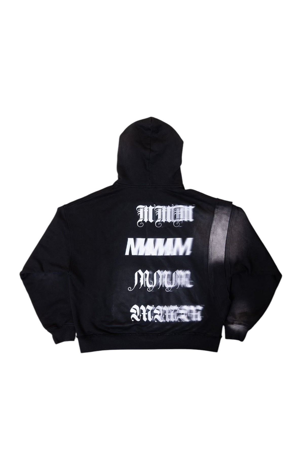 Reworked Sideways Blurr Logo Hoodie - MMMBrand