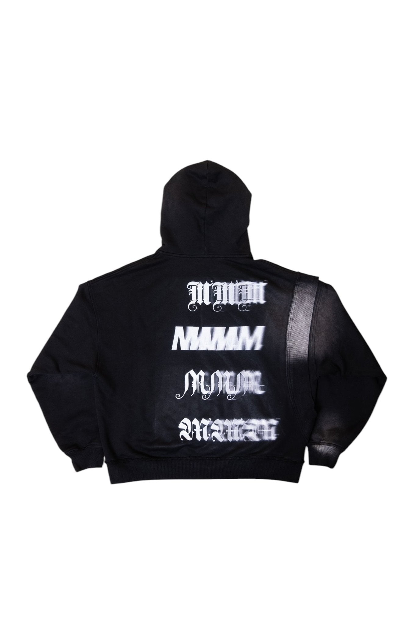 Reworked Sideways Blurr Logo Hoodie - MMMBrand