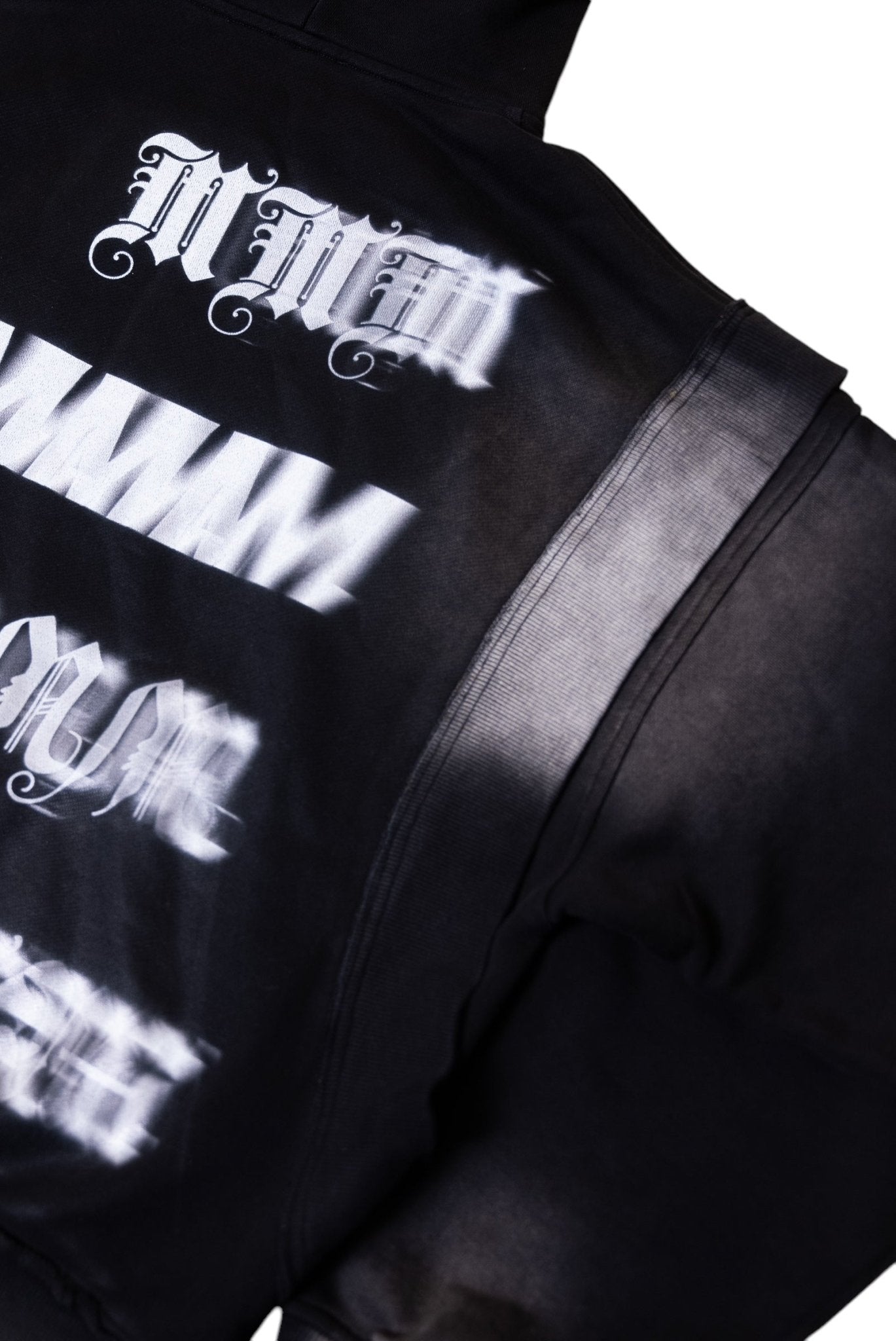 Reworked Sideways Blurr Logo Hoodie - MMMBrand