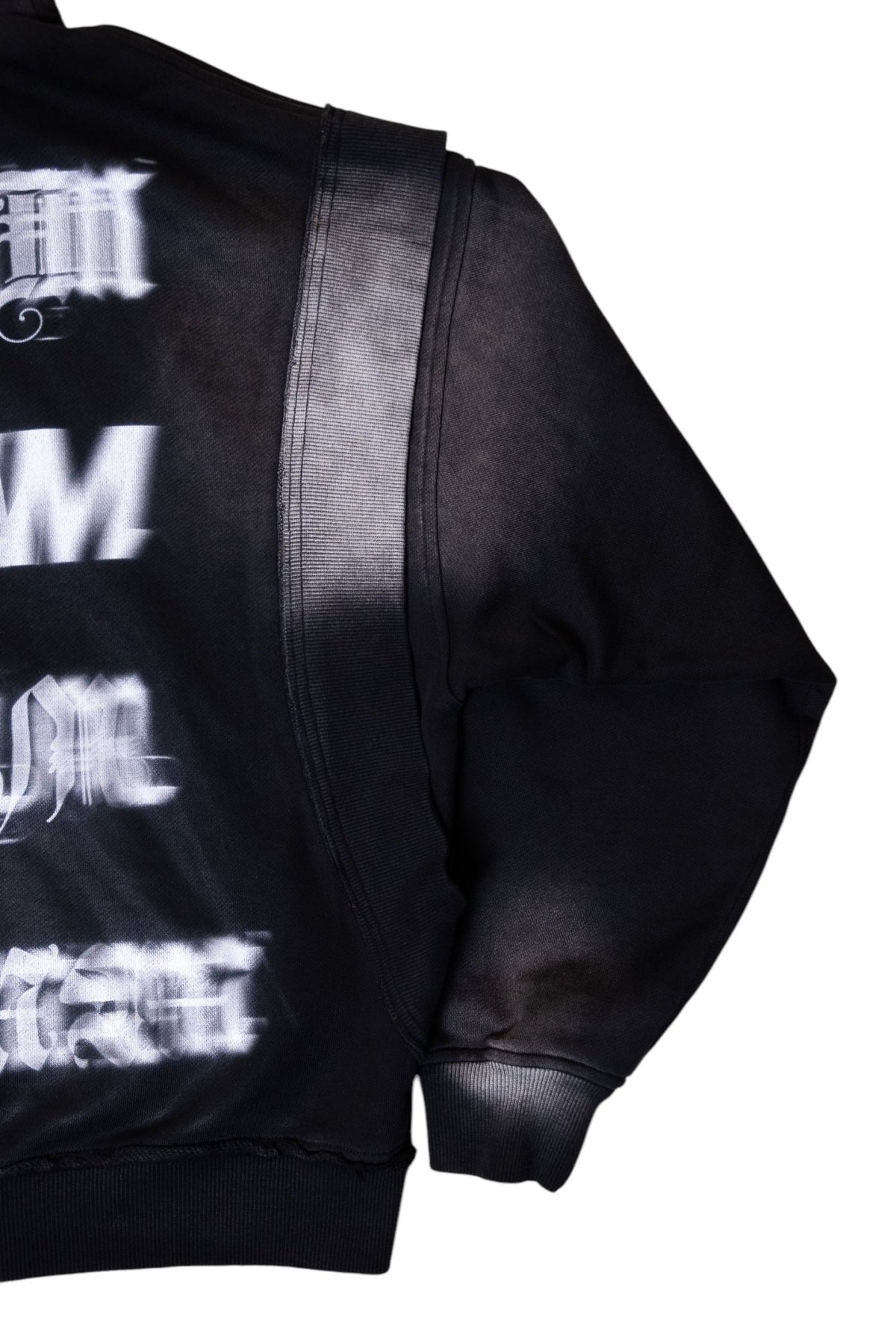 Reworked Sideways Blurr Logo Hoodie - MMMBrand