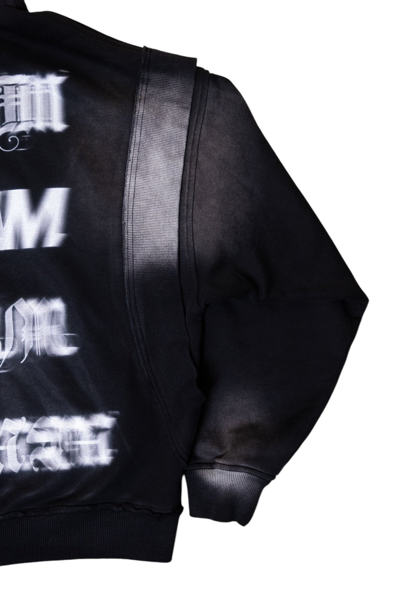 Reworked Sideways Blurr Logo Hoodie - MMMBrand