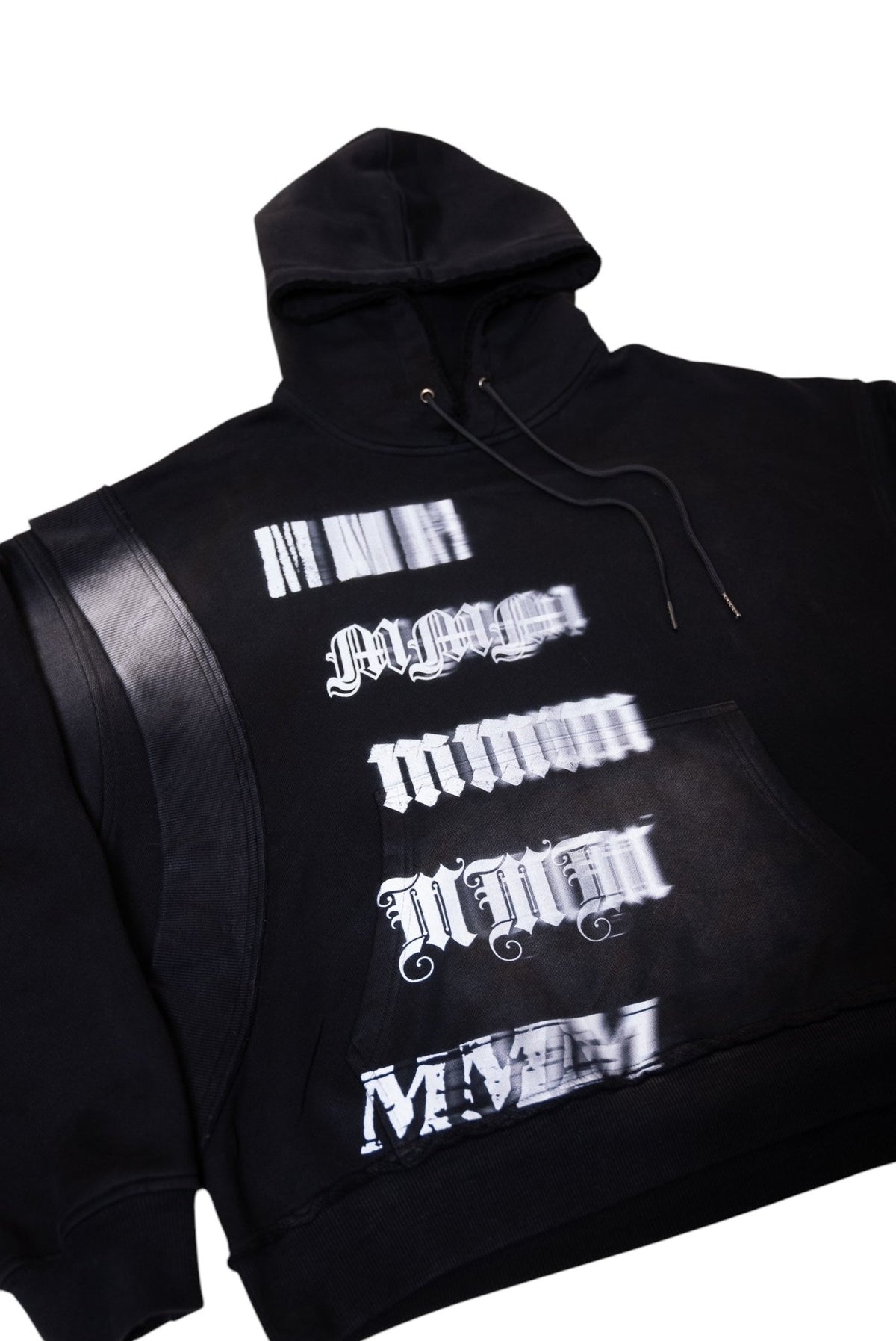 Reworked Sideways Blurr Logo Hoodie - MMMBrand