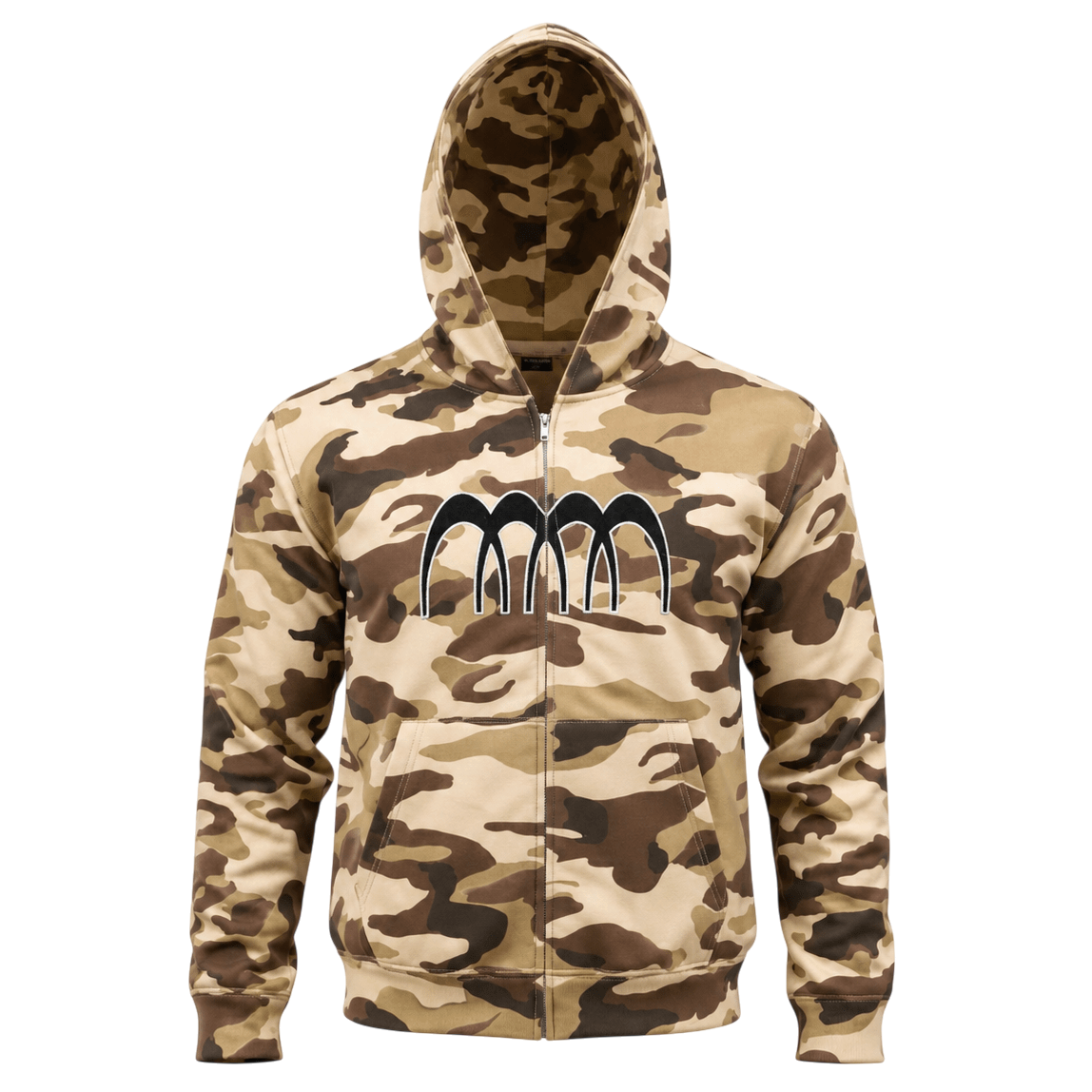 Desert Storm Camo Zip Up Jacket - MMMBrand