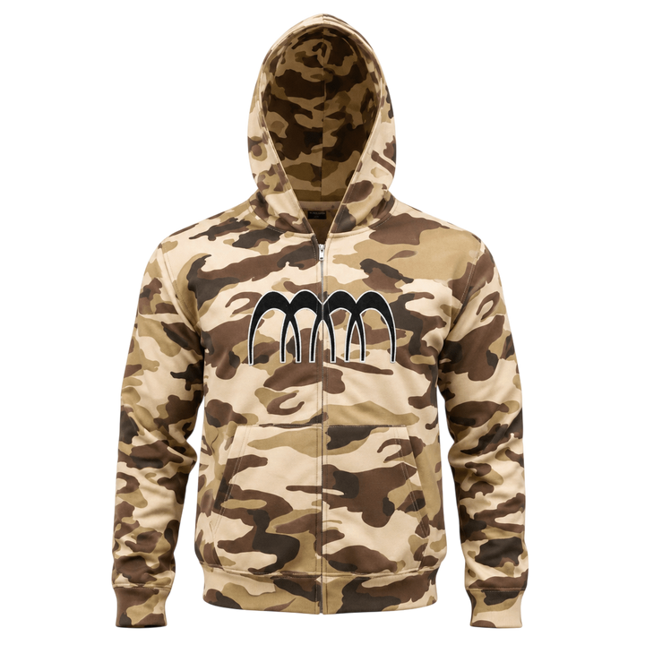 Desert Storm Camo Zip Up Jacket - MMMBrand