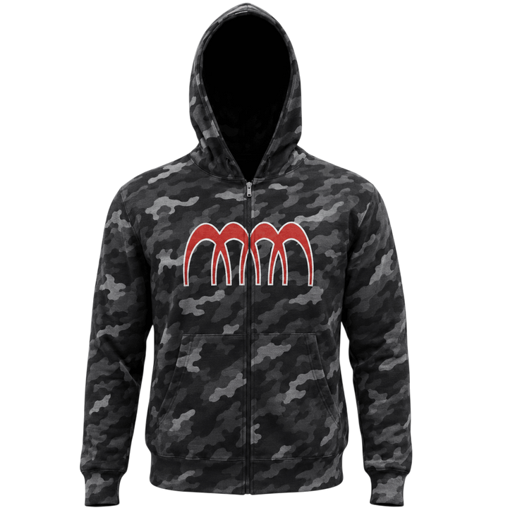 Obsidian Camo Zip Up Jacket - MMMBrand