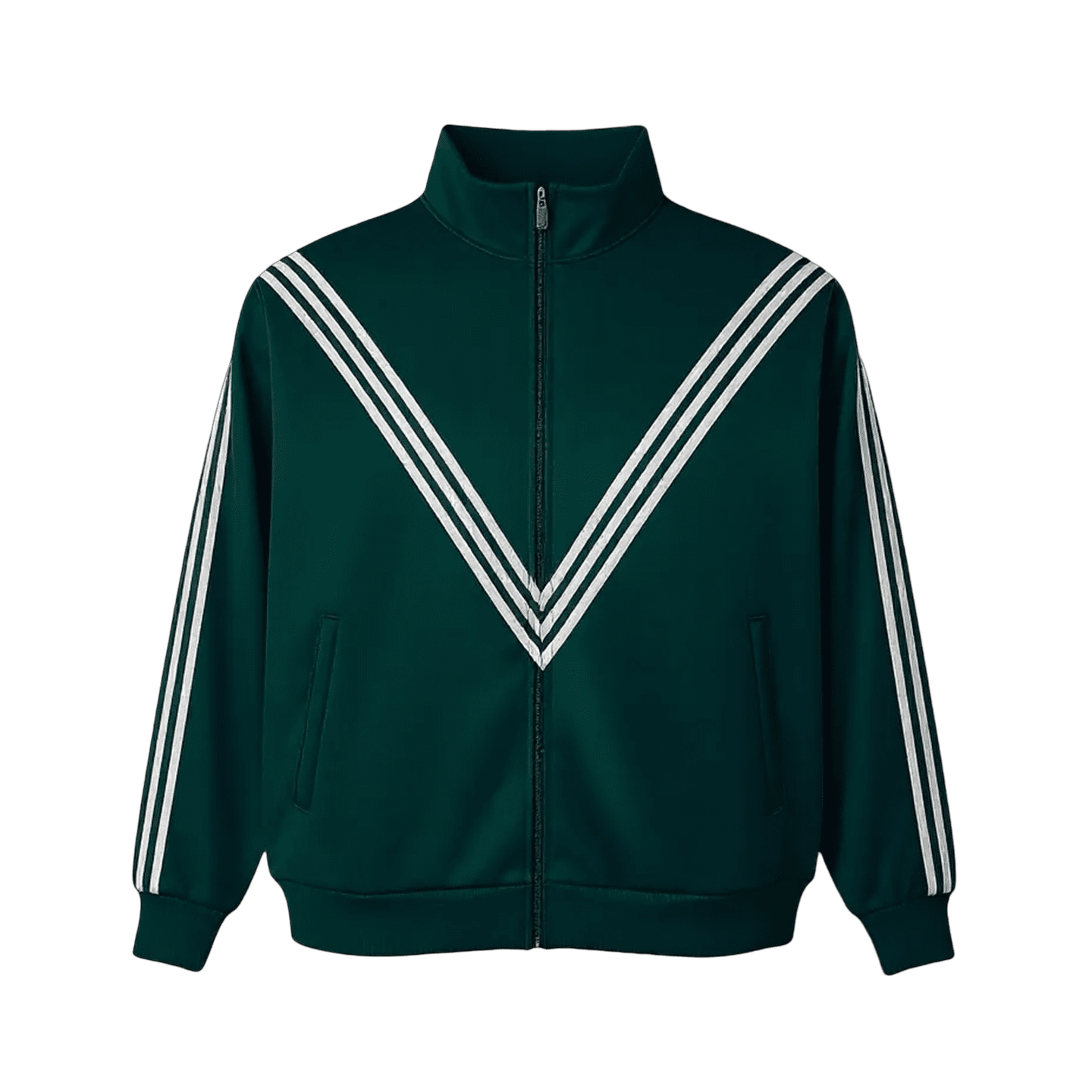 "MMMatrix" Jacket EmeraldGreen&Cream - MMMBrand