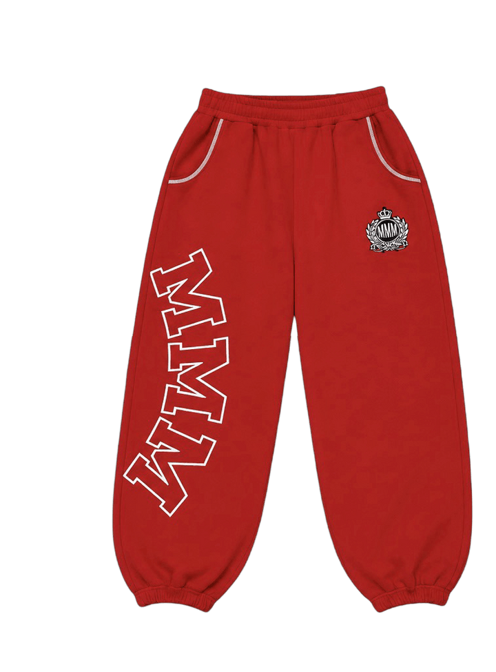 VICTORY RED VARSITY SWEATS - MMMBrand