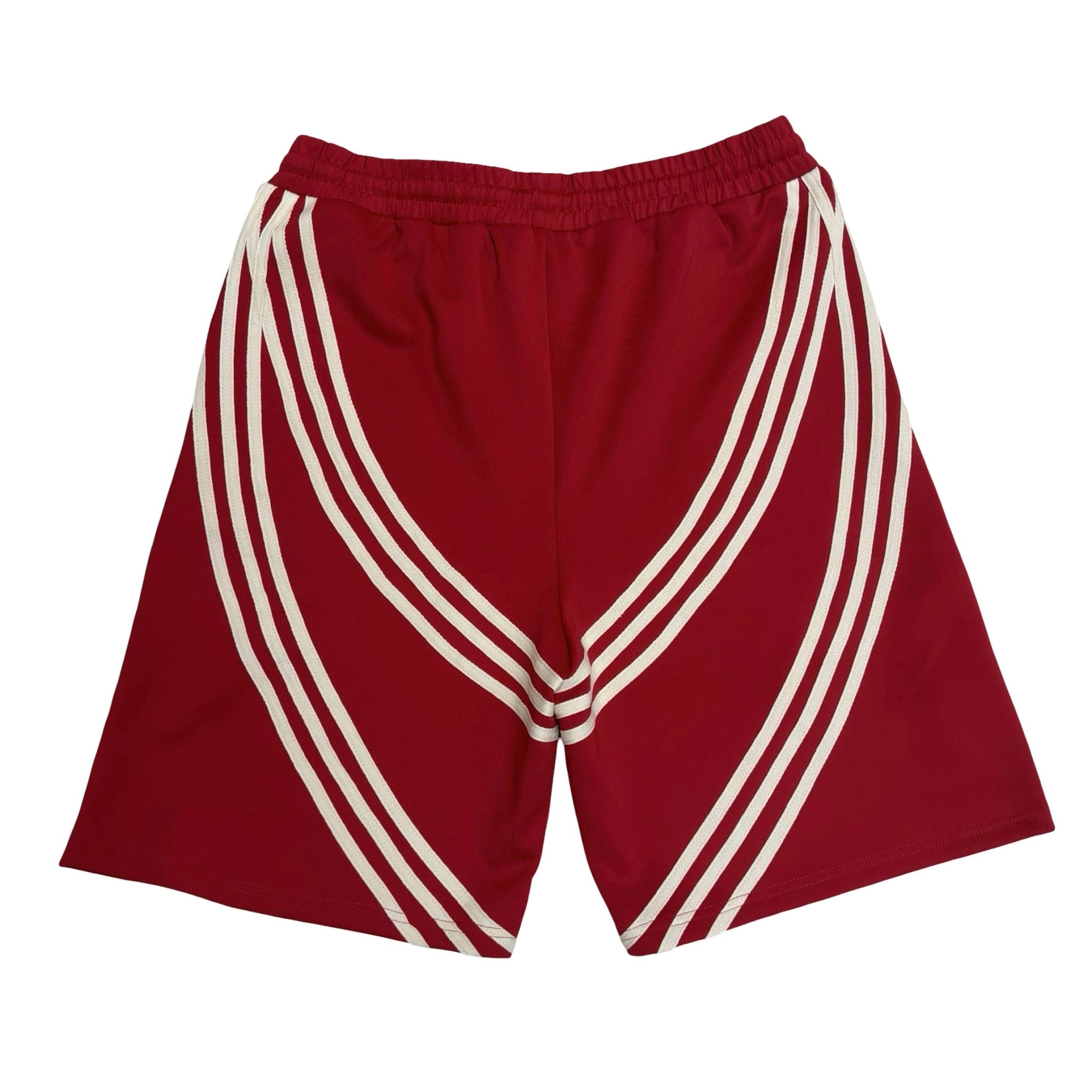 "MMMatrix" Snap Shorts 2.0 (Rosso Scuderia/ Bianco Avorio) - MMMBrand