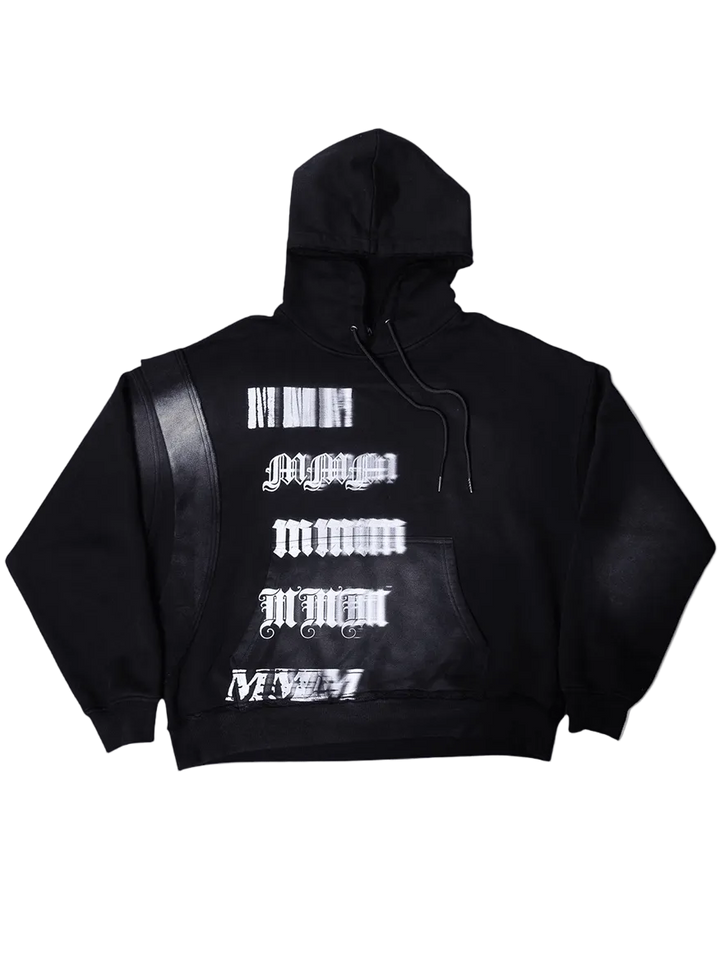 Reworked Sideways Blurr Logo Hoodie - MMMBrand