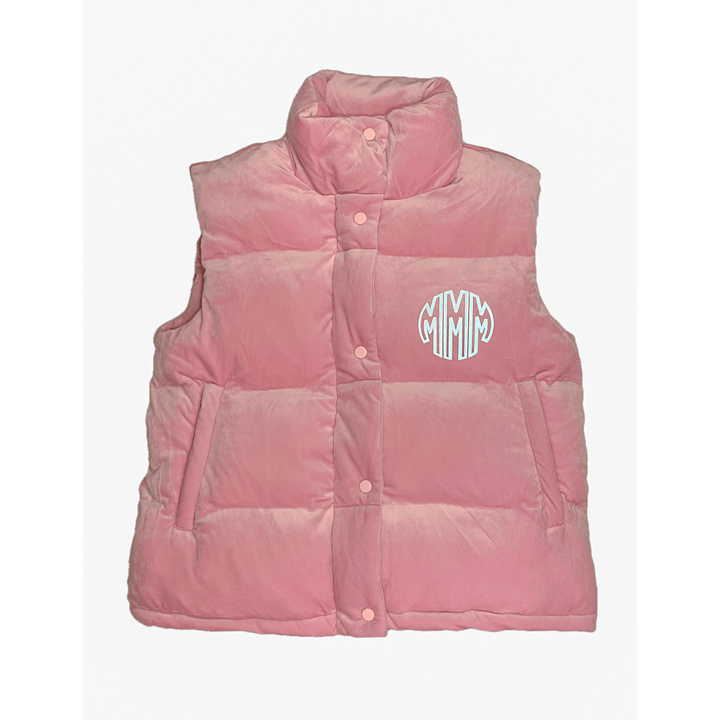 VELVET PUFFER VEST - MMMBrand