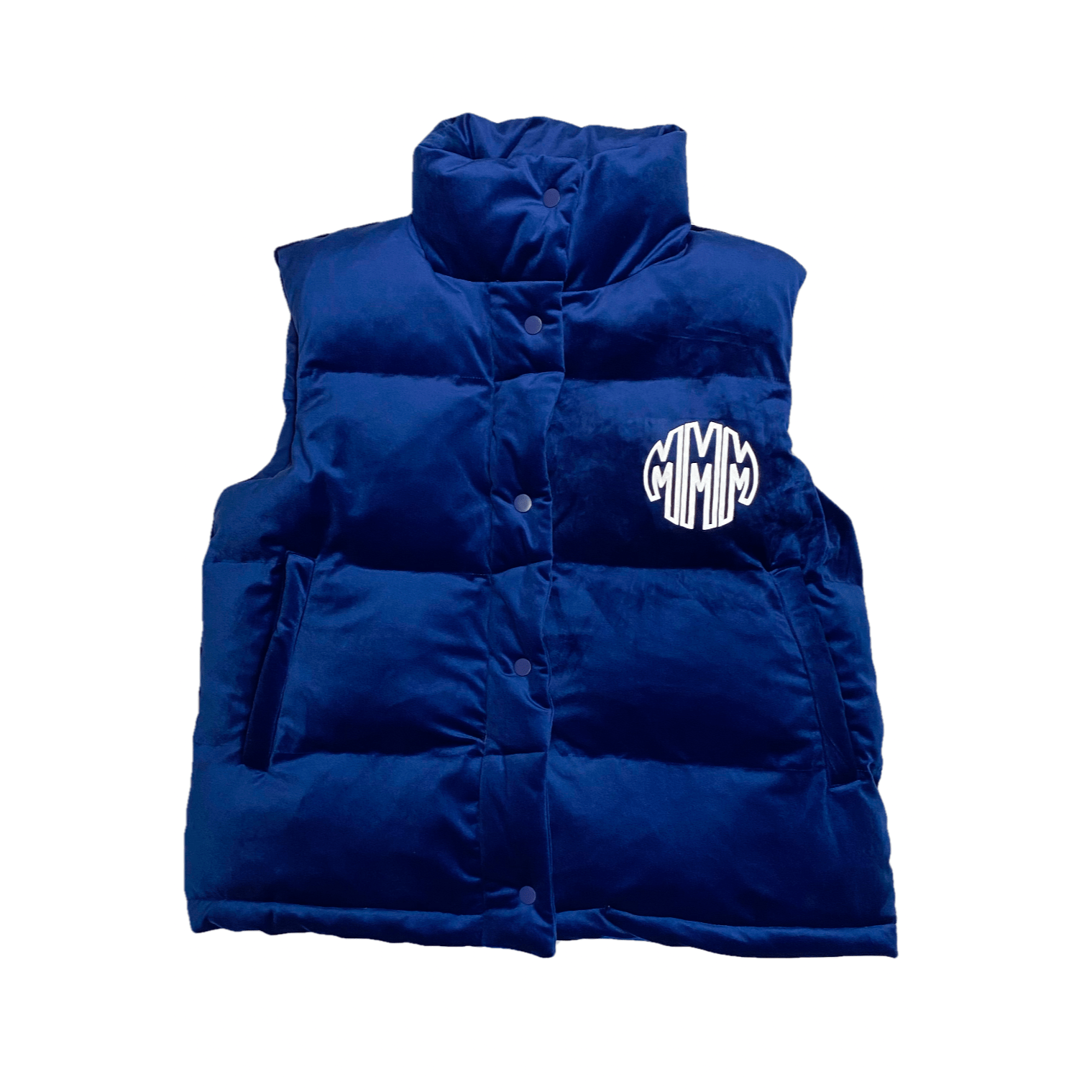 VELVET PUFFER VEST - MMMBrand