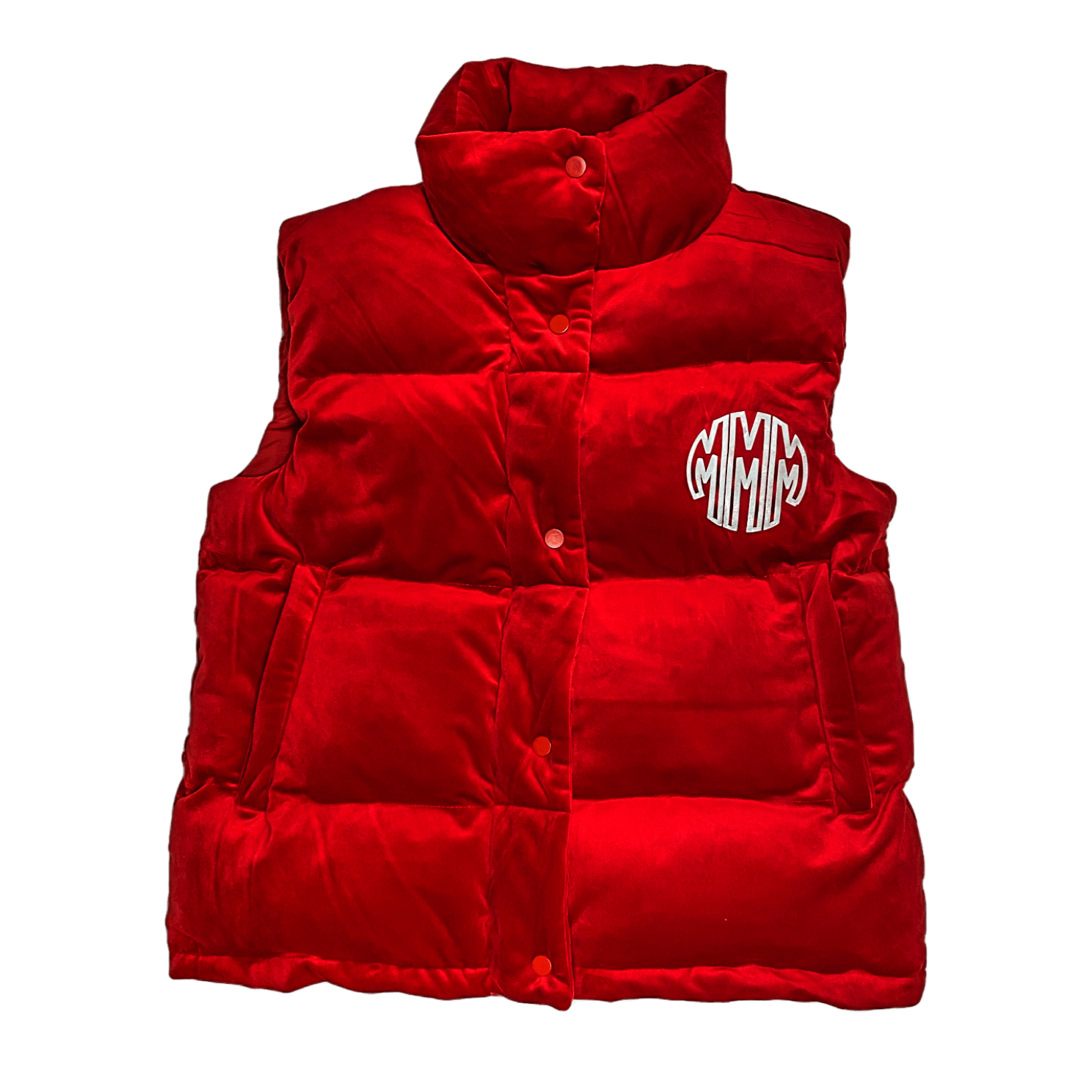 VELVET PUFFER VEST - MMMBrand