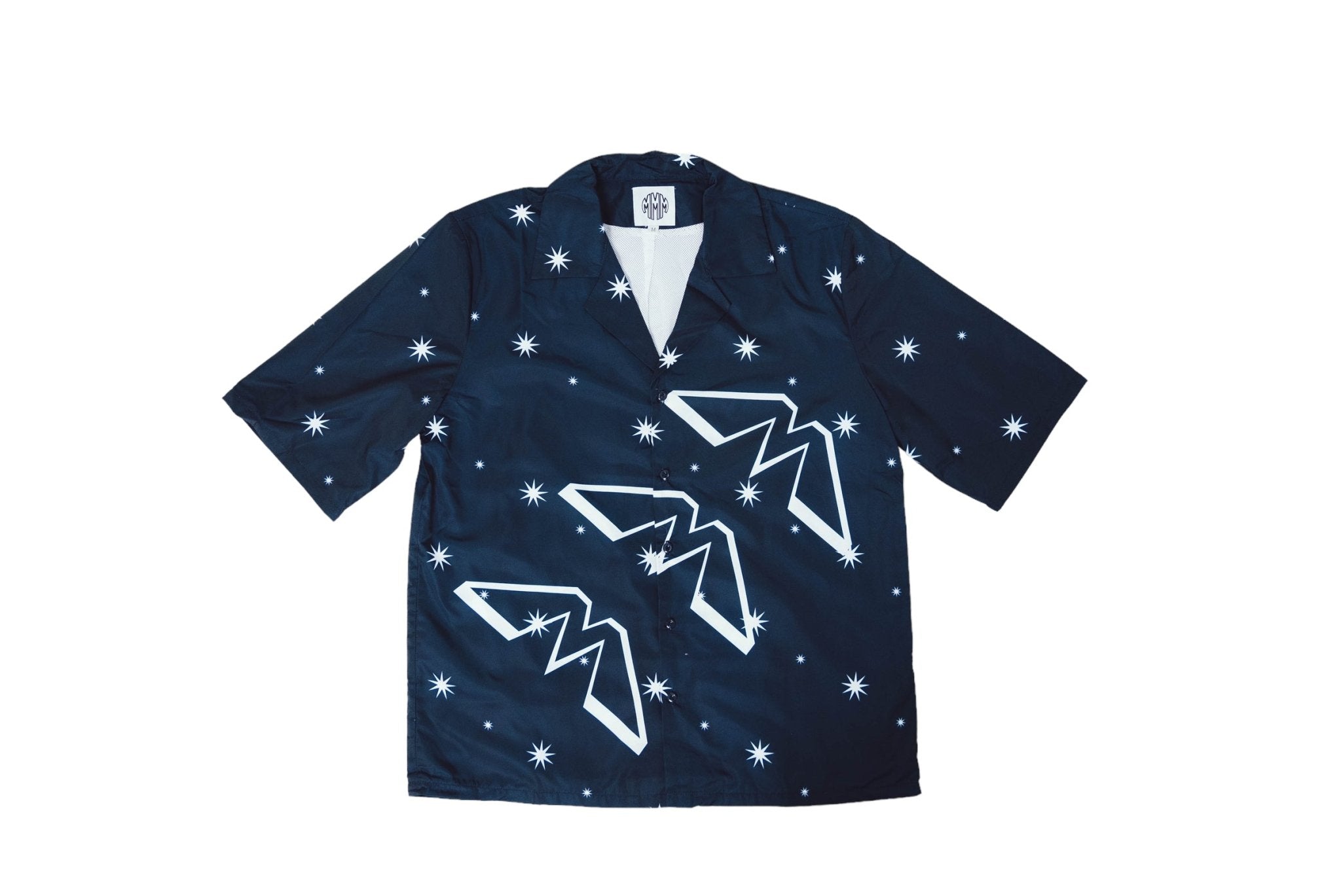 GALAXY NYLON SHORT SLEEVE BOXY SHIRT - MMMBrand
